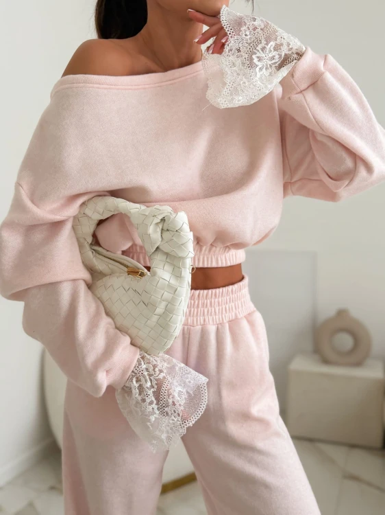 Dres różowy - rękaw koronka 1.jpeg